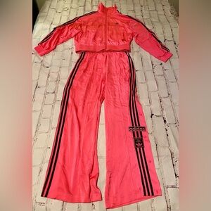 Adidas Originals Pink Track Suit – Women’s Medium (US 12–14)